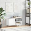 vidaXL Ormarić za ploče sjajni bijeli 85x38x48 cm konstruirano drvo