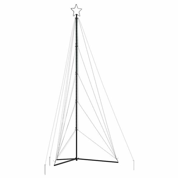 vidaXL LED božićno drvce 615 LED dioda plavo 404,5 cm