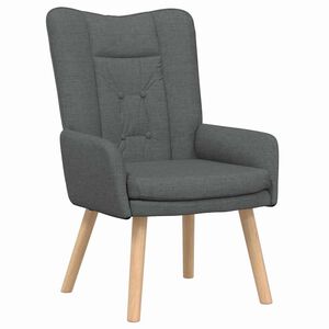 vidaXL fotelja Tamno siva 63 x 67 x 94 cm Tkanina i &scaron;perploča