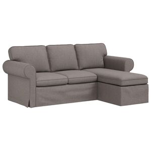 vidaXL Sofa Sivo-smeđa