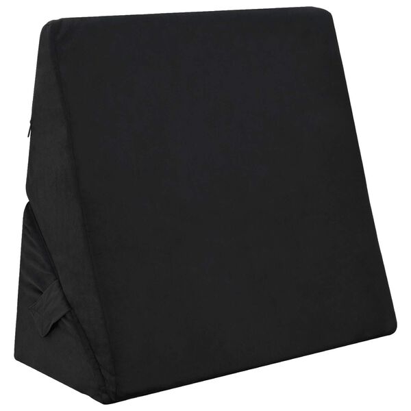 vidaXL Jastučić u obliku klinasti jastučić Ostalo Crna