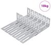 vidaXL Nosač protiv prevrtanja 1268 Srebrno 74,5 x 15 x 32 mm Željezo