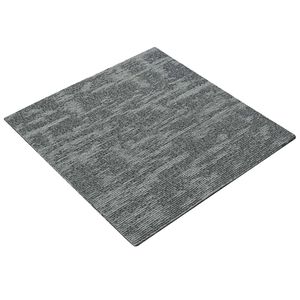 vidaXL Tepih pločica Rock siva 50 x 50 cm 4 kom. PP i bitumen