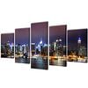 vidaXL Zidne Slike na Platnu s Printom New York 100 x 50 cm