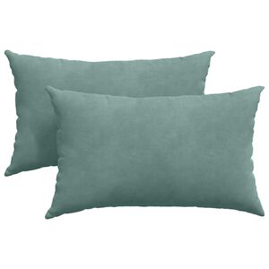 vidaXL Jastučići za sofu 2 pcs Morska zelena 50 x 30 cm