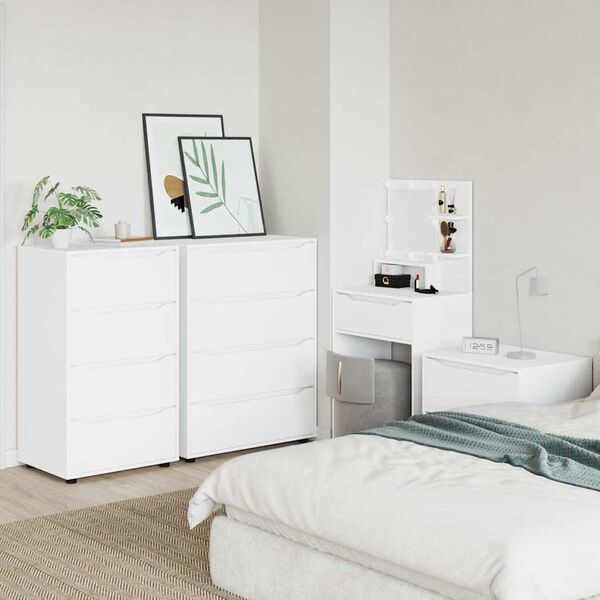 vidaXL Ormari za skladi&scaron;tenje 2 pcs Bijelo 60 x 48 x 105 cm