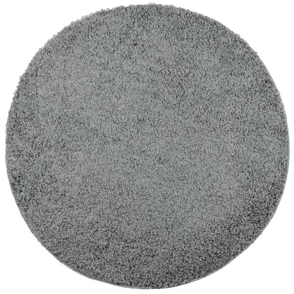 vidaXL Čupavi tepih PAMPLONA s visokim vlaknima moderni zeleni &Oslash;280 cm