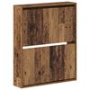 vidaXL Ormar za cipele na zidu ARNHEM 71 x 17 x 86 cm Staro drvo