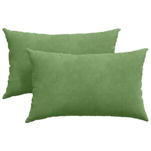 vidaXL Jastučići za sofu 2 pcs Svijetlo zelena 50 x 30 cm