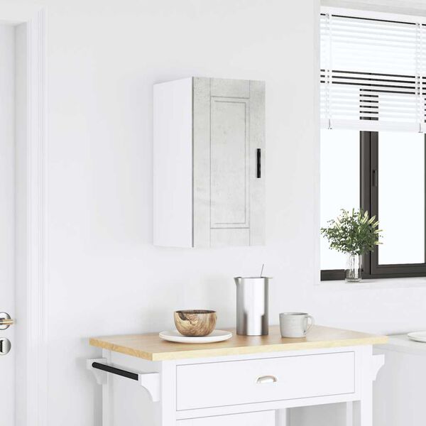 vidaXL Kuhinjski zidni ormarić Porto boja betona konstruirano drvo