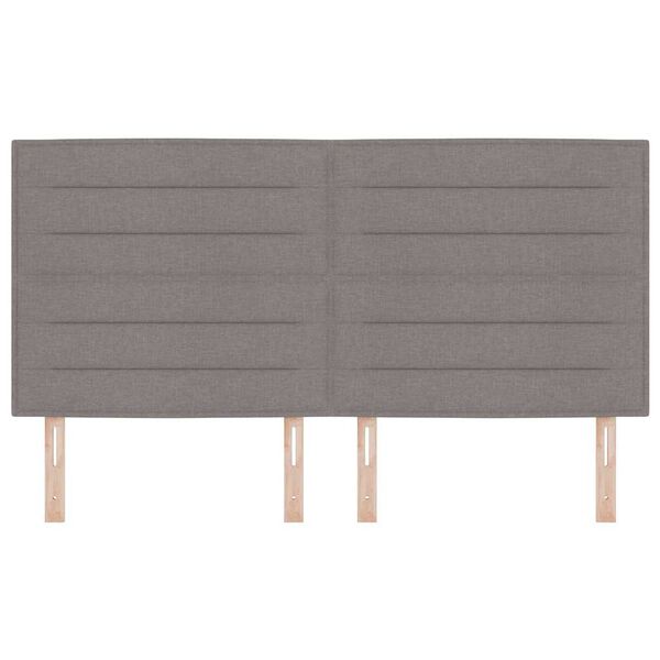 vidaXL Uzglavlje Sivo-smeđa 180 cm tkanina