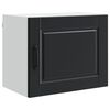vidaXL Ormar za Zid PORTO Crna 50 x 31 x 40 cm Konstruirano drvo