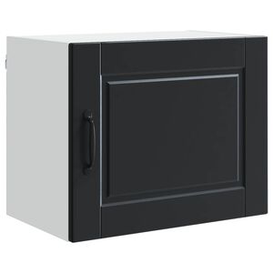 vidaXL Ormar za Zid PORTO Crna 50 x 31 x 40 cm Konstruirano drvo