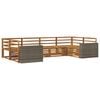 vidaXL Set vanjskih sofa 6 pcs Prirodna