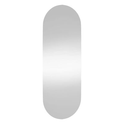 vidaXL Zidno ogledalo 15x40 cm stakleno ovalno