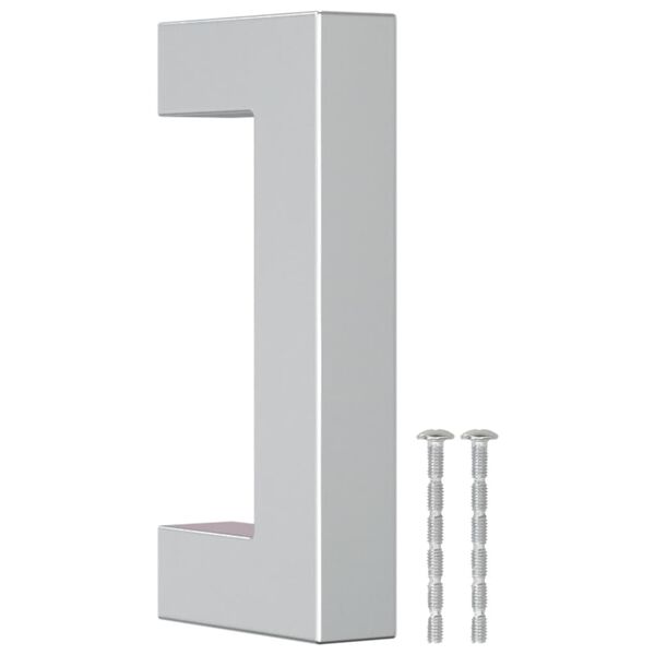 vidaXL Ručke za ormarić 20 kom srebrne 64 mm od nehrđajućeg čelika