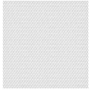 vidaXL Vrtna mrežasta ograda od nehrđajućeg čelika 100x85 cm 30x17x2,5 mm
