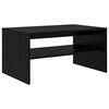 vidaXL Kava Stol Crni hrast 80 x 50 x 40 cm Konstruirano drvo