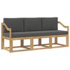 vidaXL Set vanjskih sofa 3 pcs