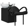 vidaXL Stolica za &scaron;ampon Crna i bijela 136 x 60 x 92 cm PVC