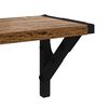 vidaXL Police na zidu s policom 2 pcs Staro drvo 80 x 15 x 15,5 cm