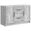 vidaXL Kreveta Siva sonoma 89 x 34,5 x 57 cm Konstruirano drvo
