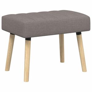 vidaXL Klupa s utorima Sivosmeđa 60 x 40 x 45 cm Tkanina