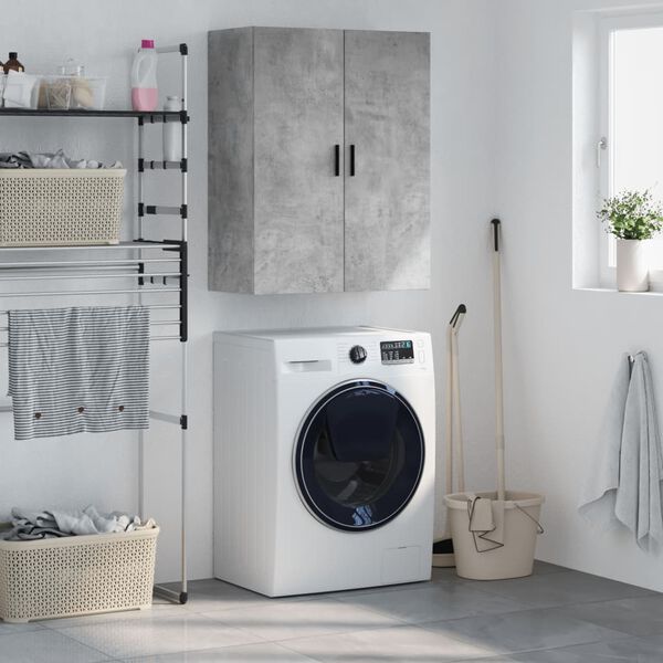 vidaXL Zidni ormarić siva boja betona 69,5 x 34 x 90 cm