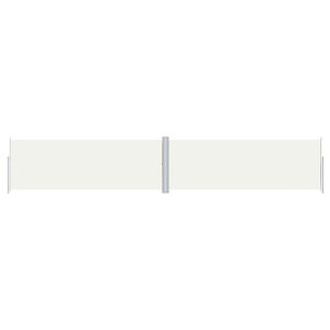 vidaXL Uvlačiva bočna tenda krem 180 x 1000 cm