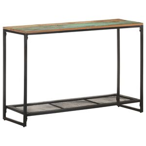 vidaXL Konzolni stol 110 x 35 x 75 cm od masivnog obnovljenog drva