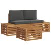 vidaXL Set vanjskih sofa Prirodna i antracit 59 x 59 x 37 cm