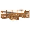 vidaXL Set vanjskih sofa 6 kom. Prirodna Poliester