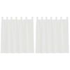 vidaXL Voile zavjese s petljama 2 kom bijele 140x140 cm