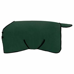 vidaXL Pokrivač za konje Cjela tamno zelena 75 cm Poliester Fleece
