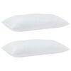vidaXL Poplun s jastukom 3 pcs Bijelo Mikrofibra