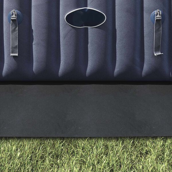 vidaXL Podni sheet za bazen Crna 396 x 396 x 0,1 cm Neslojno platno