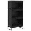 vidaXL Ormarić za knjige 60 x 30 x 121 cm Konstruirano drvo Crni hrast
