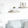 vidaXL Plutajuća zidna polica boja hrasta 50 x 23 x 3,8 cm MDF