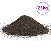 vidaXL Bazaltni &scaron;ljunak 25 kg crni 1 - 3 mm