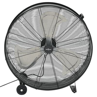 vidaXL Industrijski ventilator s bubnjem 77 cm 240 W crni