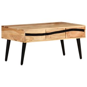 vidaXL Stolić za kavu 88 x 50 x 42 cm od masivnog bagremovog drva