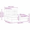 vidaXL Krevet s od storage Tamno siva 180 x 200 cm Lažna koža
