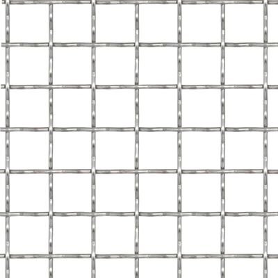 vidaXL Vrtna mrežasta ograda od nehrđajućeg čelika 50x50 cm 31x31x3 mm
