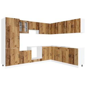 vidaXL 14-dijelni set kuhinjskih ormarića Kalmar konstruiranog drva