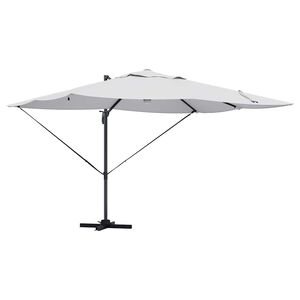 vidaXL Suncobran Pijesak 351 x 250 x 253 cm Poliester i aluminij
