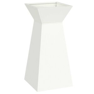 vidaXL Stup saksija Bijela 35 x 35 x 73 cm Čelična vrata