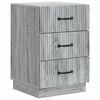 vidaXL Noćni ormar Siva sonoma 43 x 41 x 63,5 cm Konstruirano drvo