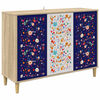 vidaXL Kreveta MAINZ Sonoma 102 x 33 x 75 cm Konstruirano drvo
