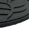vidaXL Kamen za hodanje 6 pcs Crna &Oslash; 44 x 2 cm Guma