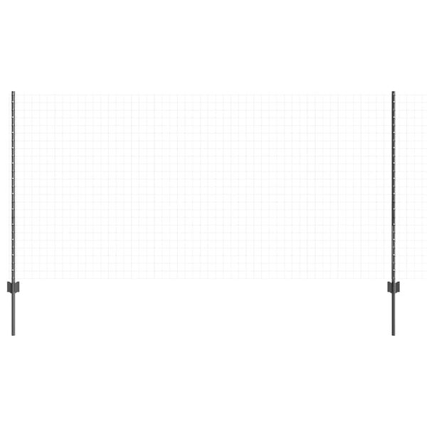 vidaXL Ograde 88 pcs Siva 160 cm Čelik
